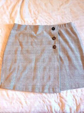 Plaid Skirt by Vylette - XL